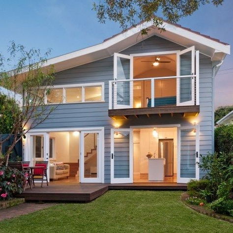 Bundanoon weatherboard house exterior painted